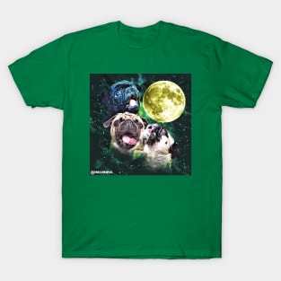 Howl at the Moon Pug Truck Stop Tee T-Shirt